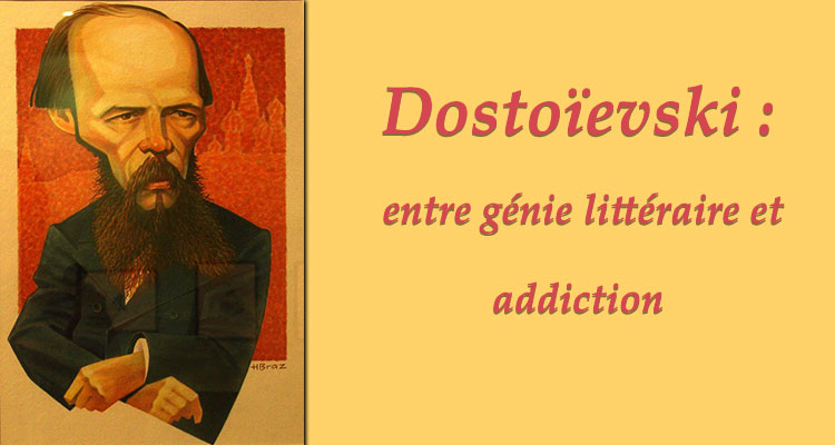 Affiche Dostoïevski – Portrait Noir – Format A3 – Papier 250g – Poster Écrivain